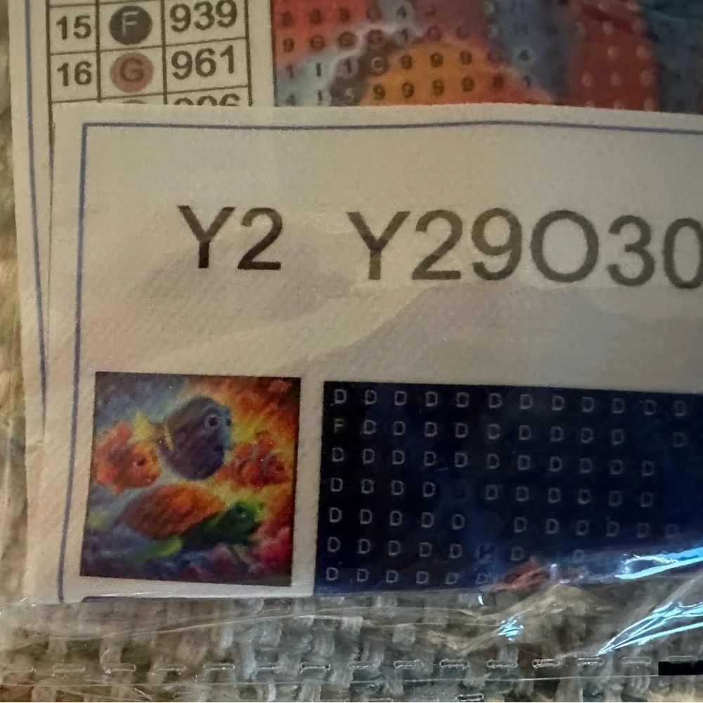 Diamond Paint art kit, finding Nemo, 12” x 12”, all tools included, brand new